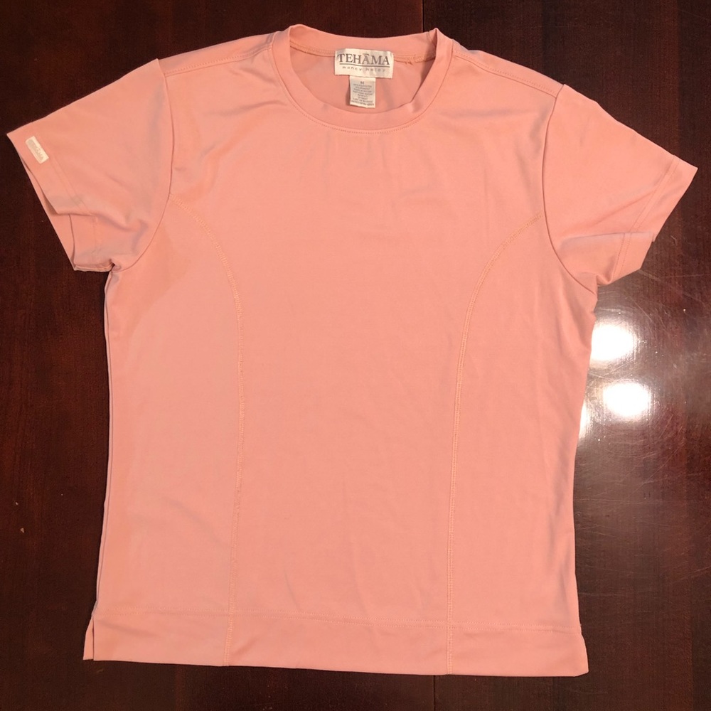 TEHAMA Nancy Haley Light Pink/Peach T-Shirt Blouse